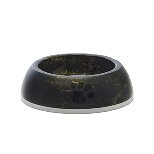 Savic Voerbak Delice 2 Marble Zwart / Goud 20,5X20,5X6,5 Cm 600 Ml