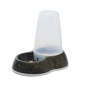 Savic Drinkbak Loop Marble Zwart / Goud 26X17,5X23 CM 1,5 LTR