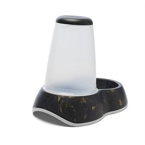 Savic Drinkbak Loop Marble Zwart / Goud 32,5X22X29 Cm 3 Ltr