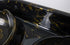 Savic Butler Voerbak En Drinkbak Met Plateau Marble Zwart / Goud 45X36X8 Cm 2X300 Ml