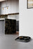 Savic Butler Voerbak En Drinkbak Met Plateau Marble Zwart / Goud 45X36X8 Cm 2X300 Ml