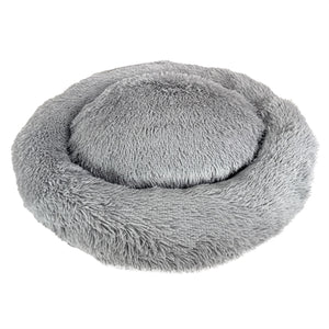 Sazzz Hondenmand Fluffy Lichtgrijs 85X85X17 CM