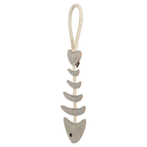 Trixie Visgraat Leer Met Touw 43 Cm