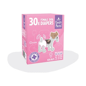Easypets Hondenluiers Teef Xs/S 30 St