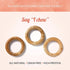 Merkloos Geperste Ring 6 Inch 15 Cm 10 St