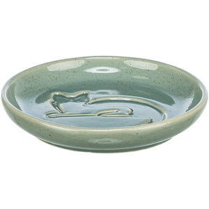 Trixie Voerbak Kat Katrelief Keramiek Blauw 14,5 Cm 150 Ml