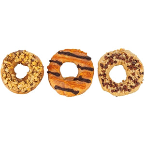 Trixie Donuts Eend / Kip / Kabeljauw 9 Cm 55 Gr 3 St