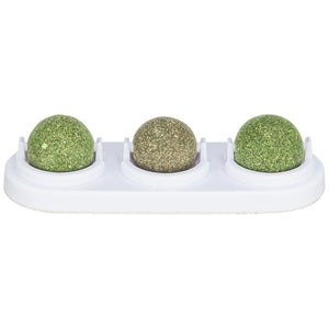 Trixie Speelballen Matatabi En Catnip Met Houder 5 Cm