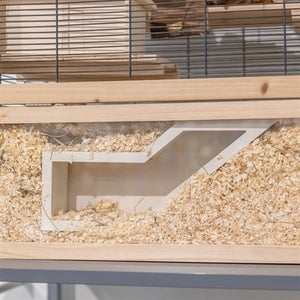 TRIXIE OBSERVATIEBOX MUIS / HAMSTER MET TUNNEL ONBEHANDELD HOUT