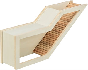 TRIXIE OBSERVATIEBOX MUIS / HAMSTER MET TUNNEL ONBEHANDELD HOUT