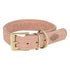 TRIXIE HALSBAND HOND PURE LEER ROZE