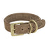 Trixie Halsband Hond Pure Leer Bruin M-L 39-46X3,5 Cm
