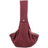 Trixie Hondentas Buikdrager Soft Bordeaux / Roze 60X20X22 Cm