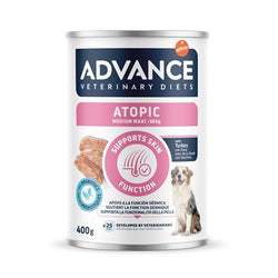 Advance Veterinary Diet Dog Atopic Gevoelige Huid Medium / Maxi 6X400 Gr