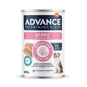 Advance Veterinary Diet Dog Atopic Gevoelige Huid Medium / Maxi 6X400 Gr