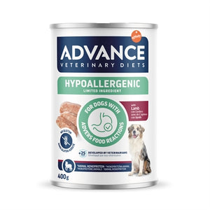 Advance Veterinary Diet Dog Hypoallergenic Lamb 6X400 Gr