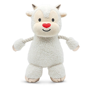 CROCI LITTLE RAM PLUCHE MET TOUW WIT