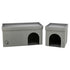 TRIXIE KATTENMAND / KATTENHUIS KIMY SOFT 2 VERDIEPINGEN LICHTGRIJS
