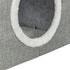 TRIXIE KATTENMAND / KATTENHUIS NORA SOFT 2 VERDRIEPINGEN LICHTGRIJS