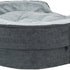 TRIXIE VITAL HONDENMAND LINO SOFT OVAAL GRIJS / LICHTGRIJS
