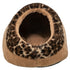 TRIXIE KATTENMAND IGLO LEO  SOFT PLUCHE BRUIN / PANTERPRINT