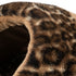 TRIXIE KATTENMAND IGLO LEO  SOFT PLUCHE BRUIN / PANTERPRINT