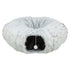 Trixie Harvey Pluche Speeltunnel / Donut Wit / Grijs 160X25 Cm