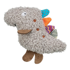 Trixie Dino Pluche Met Kattenkruid / Catnip Grijs 12 Cm