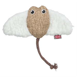 TRIXIE ROG STOF / PLUCHE MET KATTENKRUID / CATNIP WIT / BEIGE
