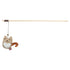Trixie Kattenhengel Kat Hout / Pluche Met Kattenkruid / Catnip 38 Cm