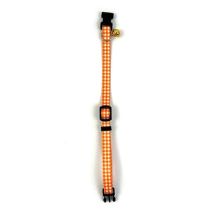 HAPPY PET TABBY PATCH HALSBAND KAT RUIT ORANJE