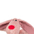 TRIXIE HOND HART PLUCHE ROZE