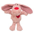TRIXIE HOND HART PLUCHE ROZE