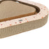 Trixie Krabplank Hartjes Met Ballen Driehoekig Karton Abrikoos 36X36X5 Cm
