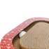 TRIXIE KRABPLANK HARTJES MET BALLEN DRIEHOEKIG KARTON ROOD