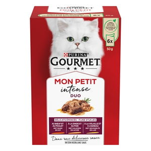 Gourmet Mon Petit Duo Vlees 6X50 Gr