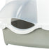 Trixie Kattenbak Davio Top Outdoor Met Kap Grijs / Wit 56X39X39 Cm