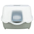 TRIXIE KATTENBAK DAVIO TOP OUTDOOR MET KAP GRIJS / WIT