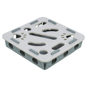 TRIXIE HOLE'N'ROLL BOX VILT GRIJS