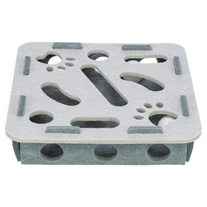 TRIXIE HOLE'N'ROLL BOX VILT GRIJS