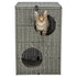 TRIXIE KATTENMAND AMALIA HOEKIG POLYRATTAN GRIJS