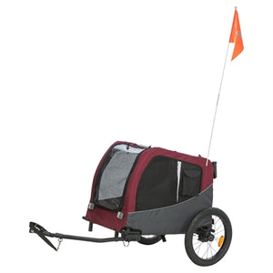 TRIXIE HONDENFIETSKAT GRIJS / ROOD