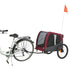 TRIXIE HONDENFIETSKAT GRIJS / ROOD