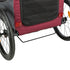 TRIXIE HONDENFIETSKAT GRIJS / ROOD
