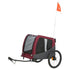 TRIXIE HONDENFIETSKAT GRIJS / ROOD