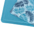 TRIXIE KOELMAT MET PALMBLADEREN PRINT LICHTBLAUW