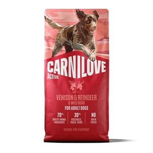 Carnilove Active Adult All Breeds Venison / Reindeer / Wild Boar 12 Kg
