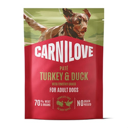 Carnilove Pouch Turkey / Duck / Timothy Grass 12X300 Gr