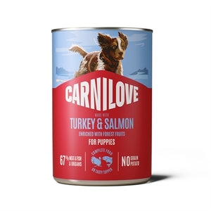 CARNILOVE CAN PUPPY SALMON / TURKEY