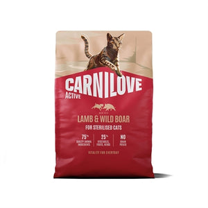 Carnilove Active Adult Sterilised All Breeds Lamb / Wild Boar 2 Kg